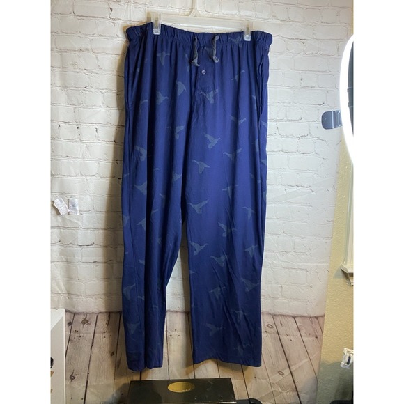 Canyon‎ Classic Fit Prepster Chino Pants Navy Men's Anchor Fish M - Picture 1 of 5